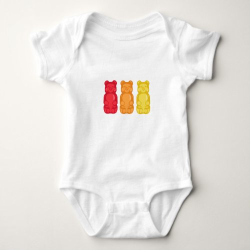 Gummy Bears Baby Bodysuit