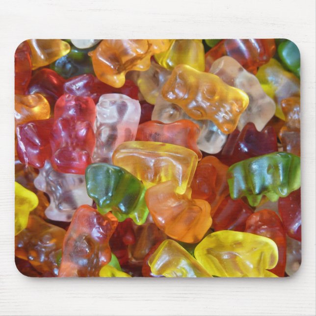 Gummy Bears Background Mouse Pad (Front)