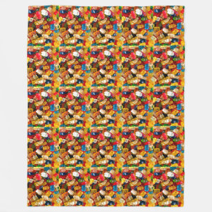 gummy bears candy blanket