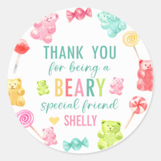 Gummy Bears Candy Valentine's Day Stickers