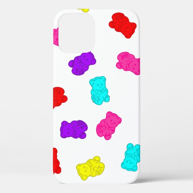 gummy bears colorful rainbow candy Case-Mate iPhone case (Back)