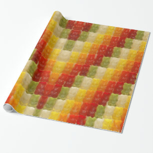 gummy bears - giftwrap wrapping paper