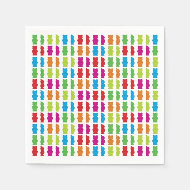 Gummy Bears paper napkin (Front)