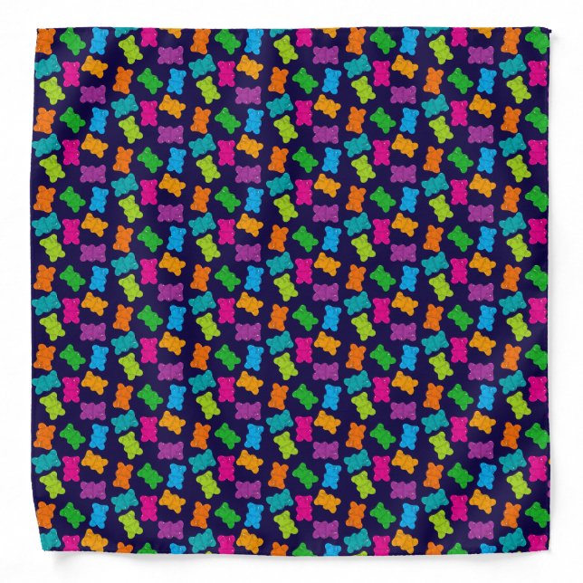 Gummy Bears Pattern Bandana (Front)