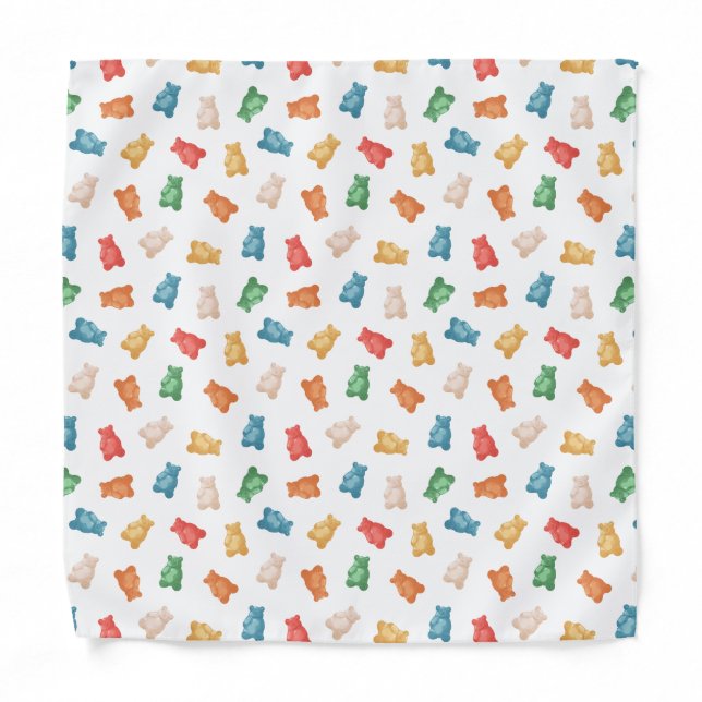 Gummy Bears Pattern Bandana (Front)