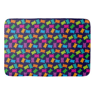 Gummy Bears Pattern Bath Mat