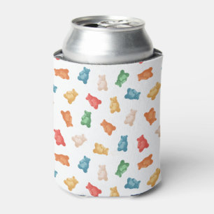 Gummy Bears Pattern Can Cooler