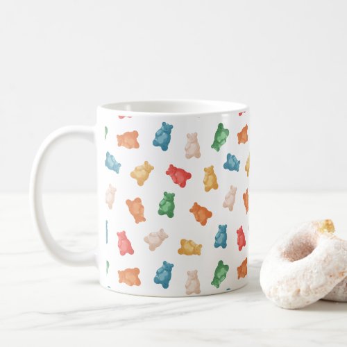 Gummy Bears Pattern Coffee Mug