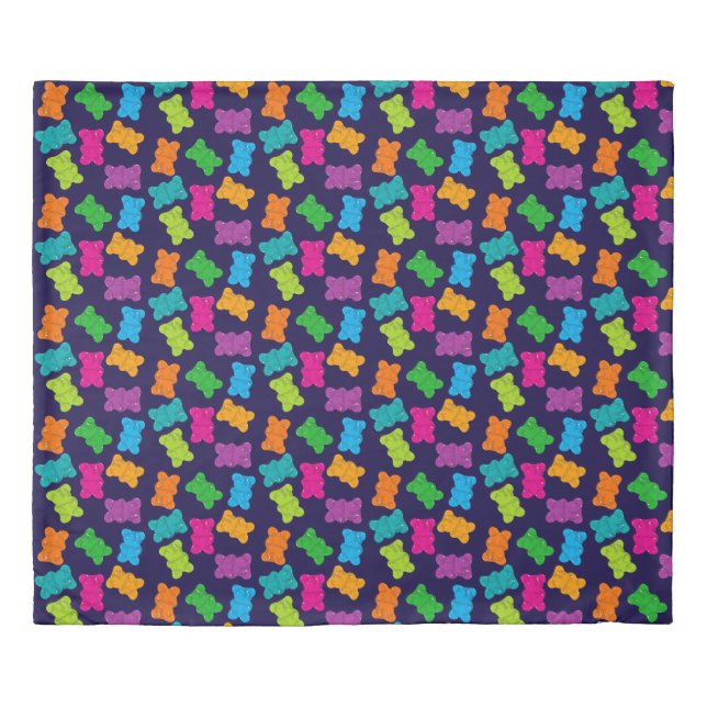 Gummy Bears Pattern Duvet Cover (Front)