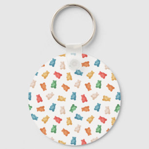 Gummy Bears Pattern Keychain