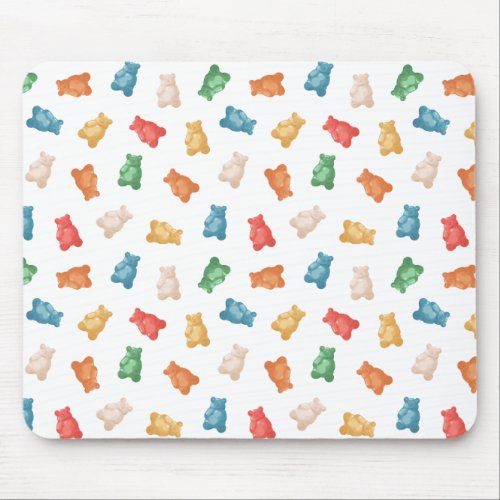 Gummy Bears Pattern Mouse Pad