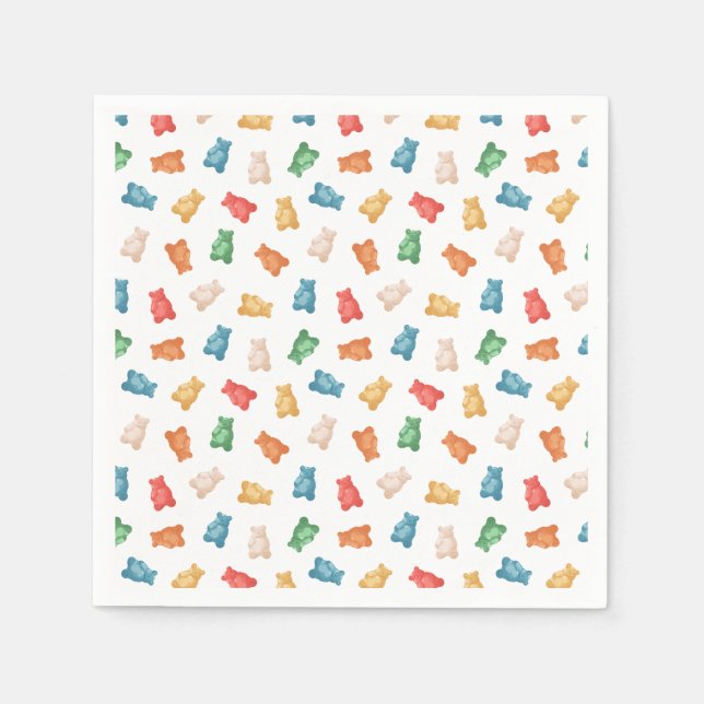 Gummy Bears Pattern Napkins (Front)