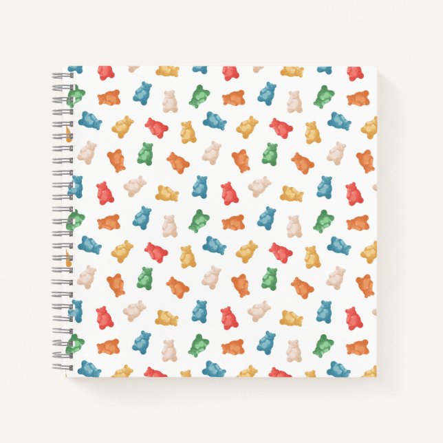 Gummy Bears Pattern Notebook (Front)
