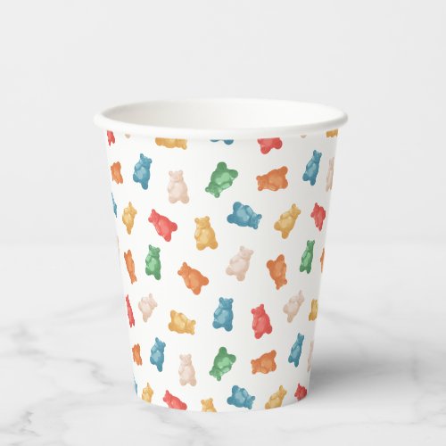Gummy Bears Pattern Paper Cups
