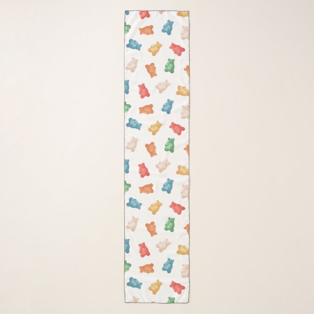 Gummy Bears Pattern Scarf (Front)