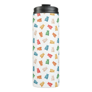 Gummy Bears Pattern Thermal Tumbler