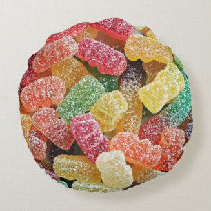 Gummy Bears Round Pillow