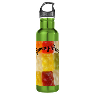 gummy bears - water bottle