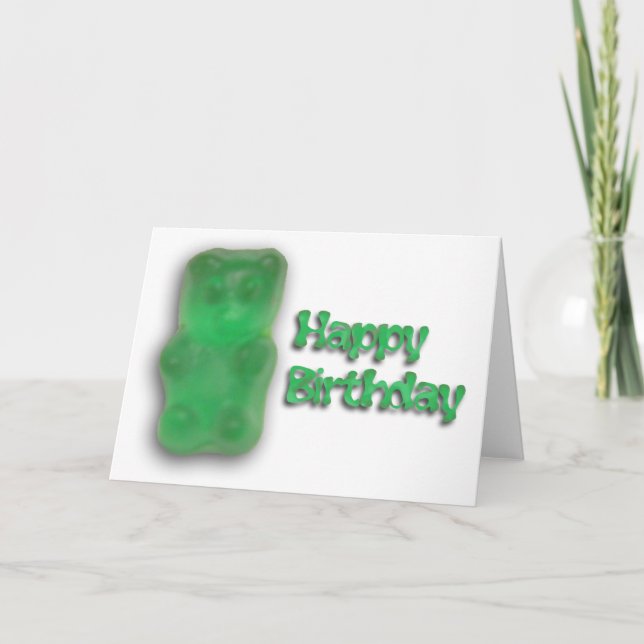 Gummy Birthday Card (Front)