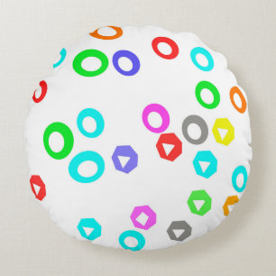 Gummy candies round pillow