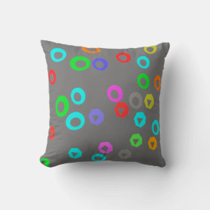 Gummy candies throw pillow