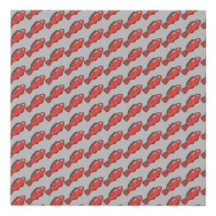 gummy-fish faux canvas print