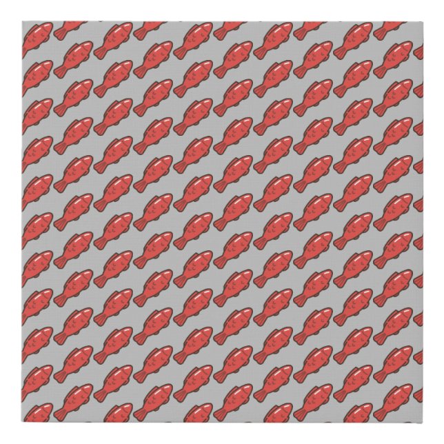 gummy-fish faux canvas print (Front)