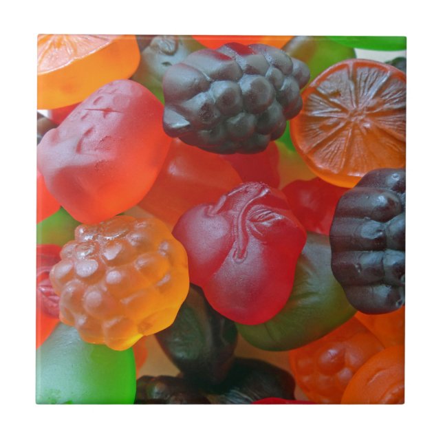 Gummy Fruit Ceramic Tile (Front)