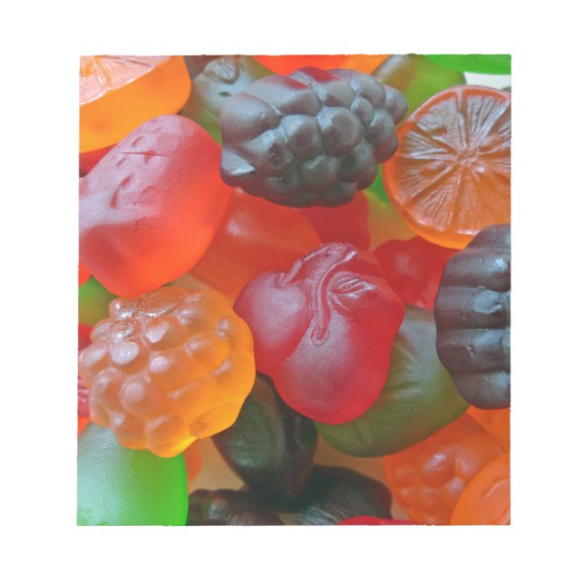 Gummy Fruit Notepad (Front)