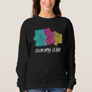 Gummy Gang Cool Fruity Bear Sweet Candy  Grunge Co Sweatshirt