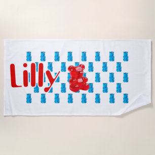 Gummy Jelly  Beach Towel