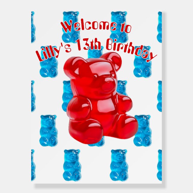 Gummy Jelly  Foam Board (Front)