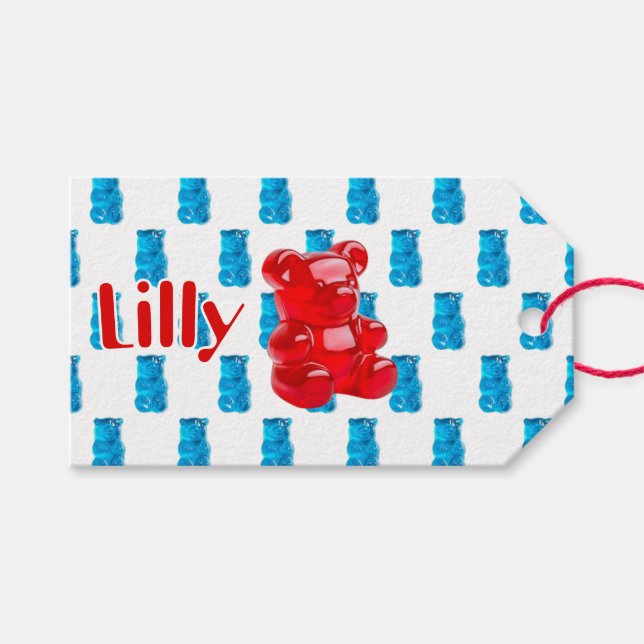 Gummy Jelly  Gift Tags (Front (Horizontal))