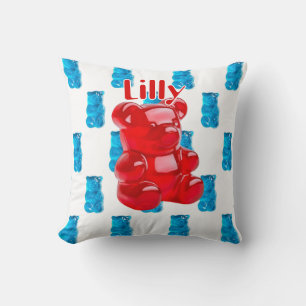 Gummy Jelly  Throw Pillow