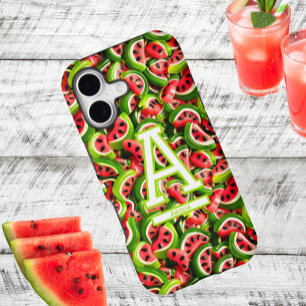 Gummy Watermelon Candy Monogram iPhone 17 Case
