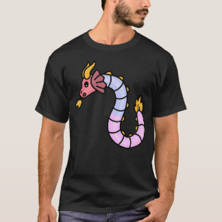 Gummy Worm Dragon Cute Candy Creature Pun Art Fun T-Shirt