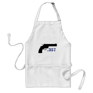 **GUN .357** ADULT APRON