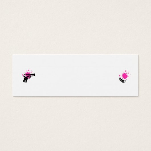 Gun and Bullet Profile Card - ADD TEXT! (Front)