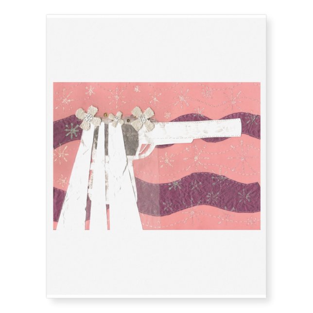 Gun Bride Temporary Tattoo (Front)