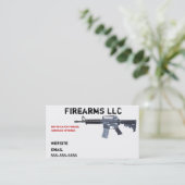 Gun Business Card (Standing Front)
