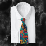 Gun Colorful Shooting Shooter Pattern Neck Tie<br><div class="desc">This design may be personalized in the area provided by changing the photo and/or text. Or it can be customized by choosing the click to customize further option and delete or change the color of the background, add text, change the text color or style, or delete the text for an...</div>