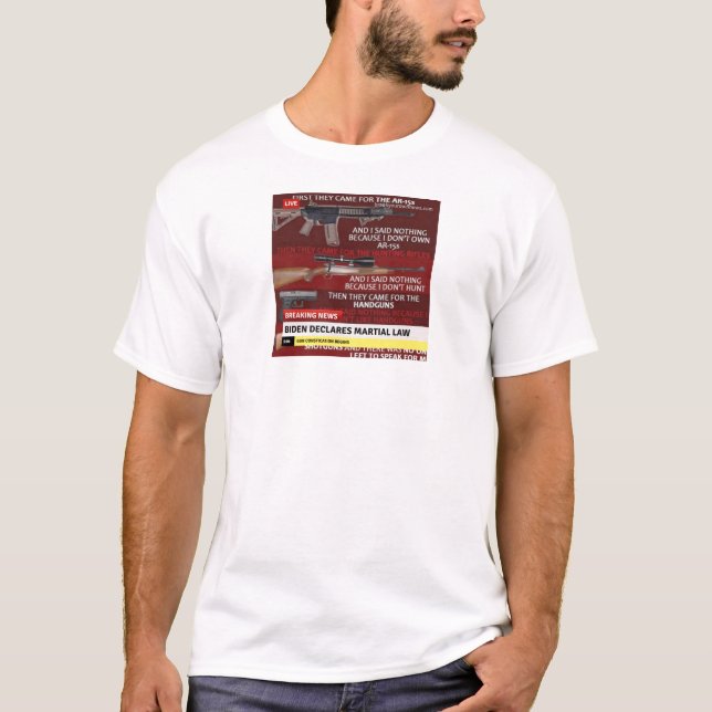 GUN CONSFICATION BEGINS T-Shirt (Front)