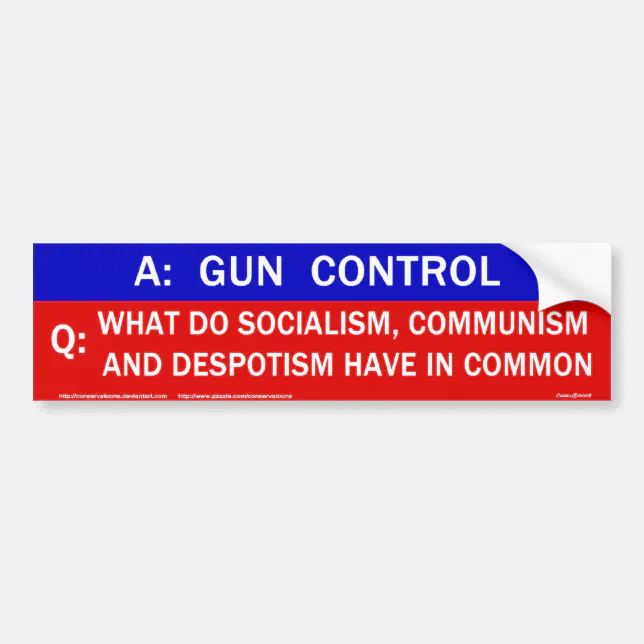 Gun Control Bumper Sticker | Zazzle