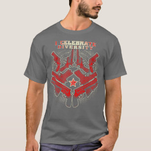 Gun Control Celebrate Diversity Gift for Gun Enthu T-Shirt