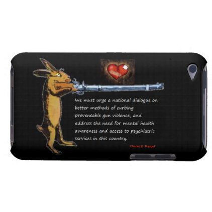 Gun Control - Charles B. Rangel Quote Case-Mate iPod Touch Case
