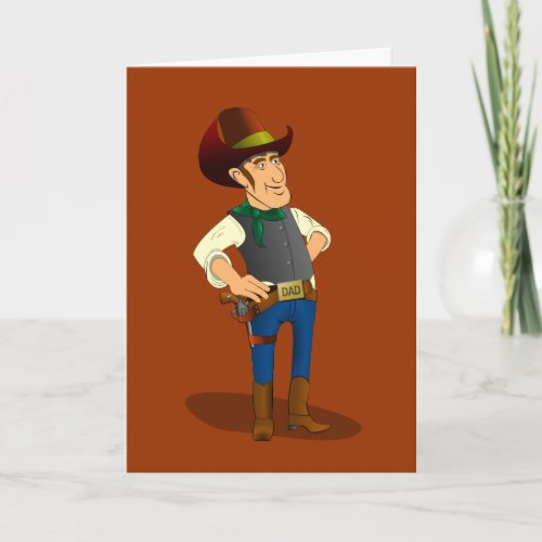 Gun Control Debate Cowboy Greeting Card