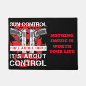 Gun Control Doormat (Front)