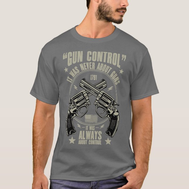 Gun Control Hoax Gift Tee for 2nd Amendment (Front)
