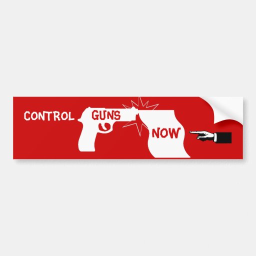 Gun Control Now Bumper Sticker Car Bumper Sticker | Zazzle