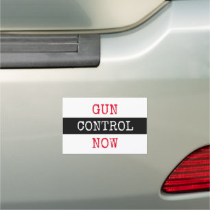 Gun Control Now Car Magnet